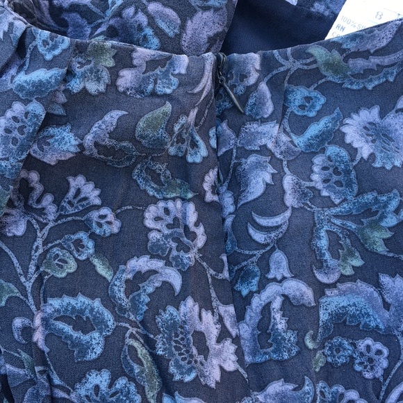 Floral Semi-Asymmetrical Skirt - Picture 5 of 7